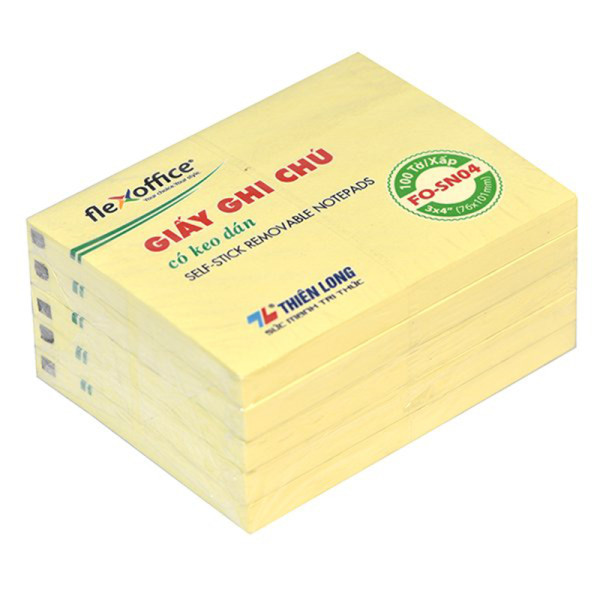 Giấy ghi chú 3x4 FO-SN04 (Flexoffice)